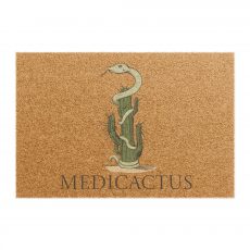 Medicactus Doormat - Welcome Mat with Cactus & Snake Design